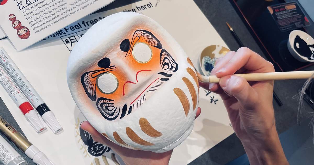 Osaka: DARUMA CLUB] Daruma Painting Experience - Klook